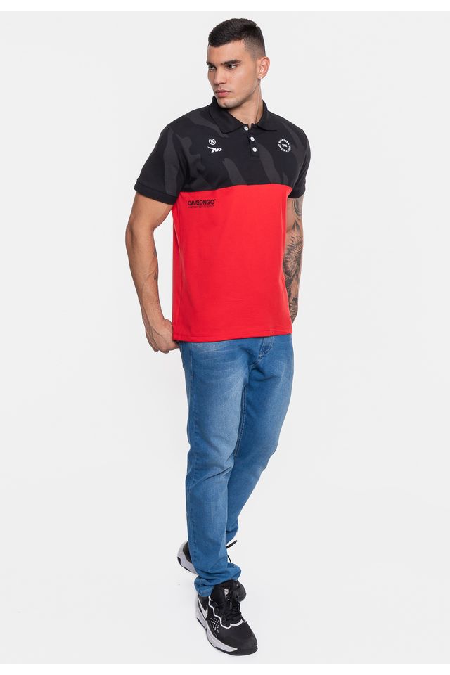 Camisa-Onbongo-Polo-Piquet-Masculina-TM-Vermelha