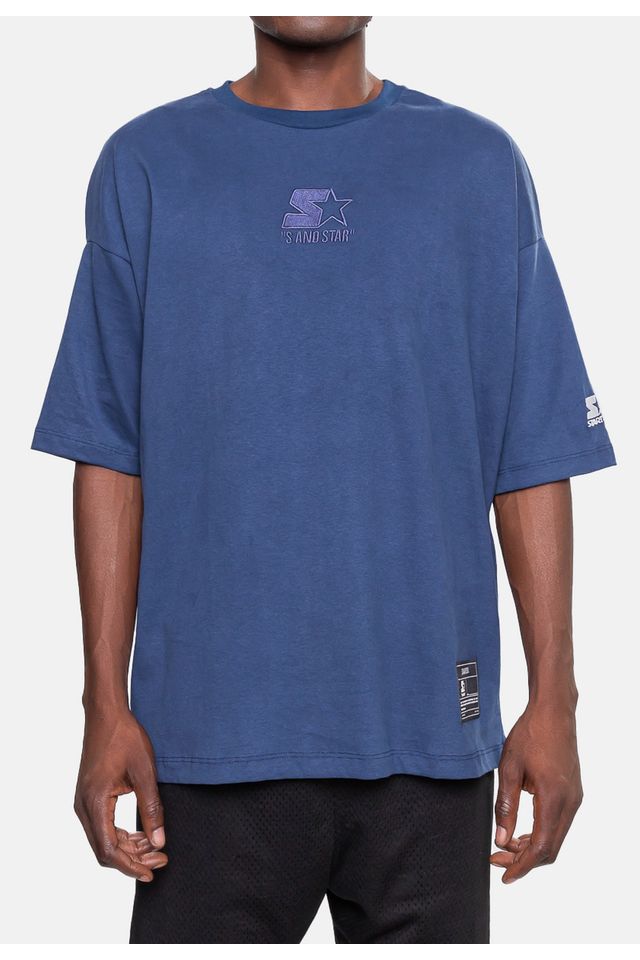 Camiseta-Starter-Oversized-Azul
