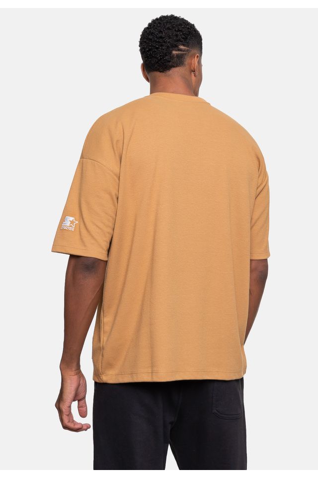 Camiseta-Starter-Since-Oversized-Caramelo