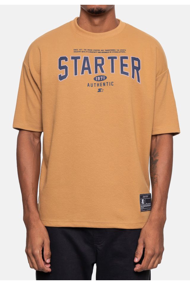 Camiseta-Starter-Since-Oversized-Caramelo