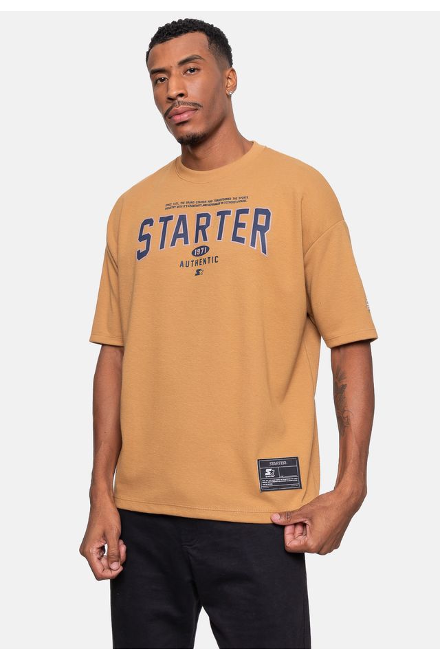 Camiseta-Starter-Since-Oversized-Caramelo