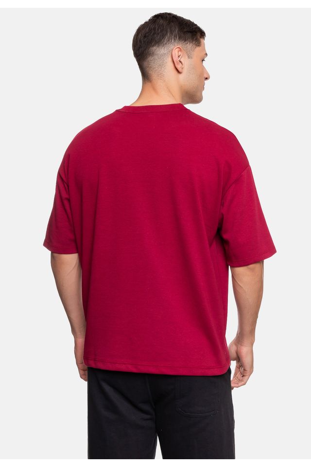 Camiseta-Starter-Oversized-Masculina-Arch-Vinho