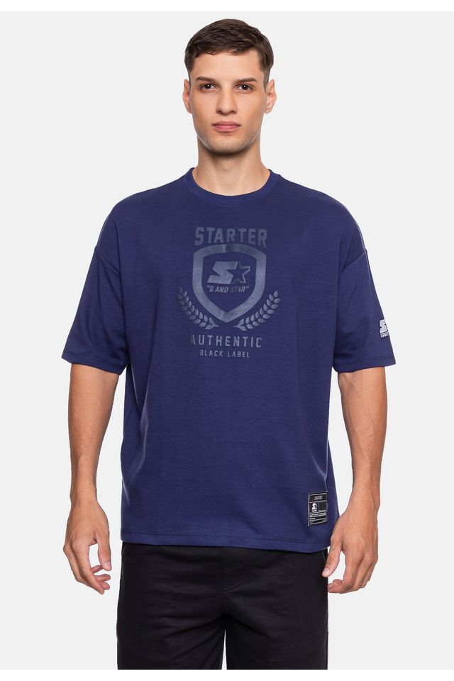 Camiseta-Starter-Oversized-Masculina-Arch-Azul-Marinho Camiseta-Starter-Oversized-Masculina-Arch-Azul-Marinho