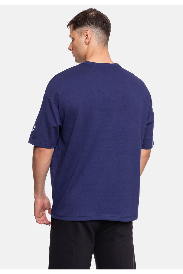 Camiseta-Starter-Oversized-Masculina-Arch-Azul-Marinho