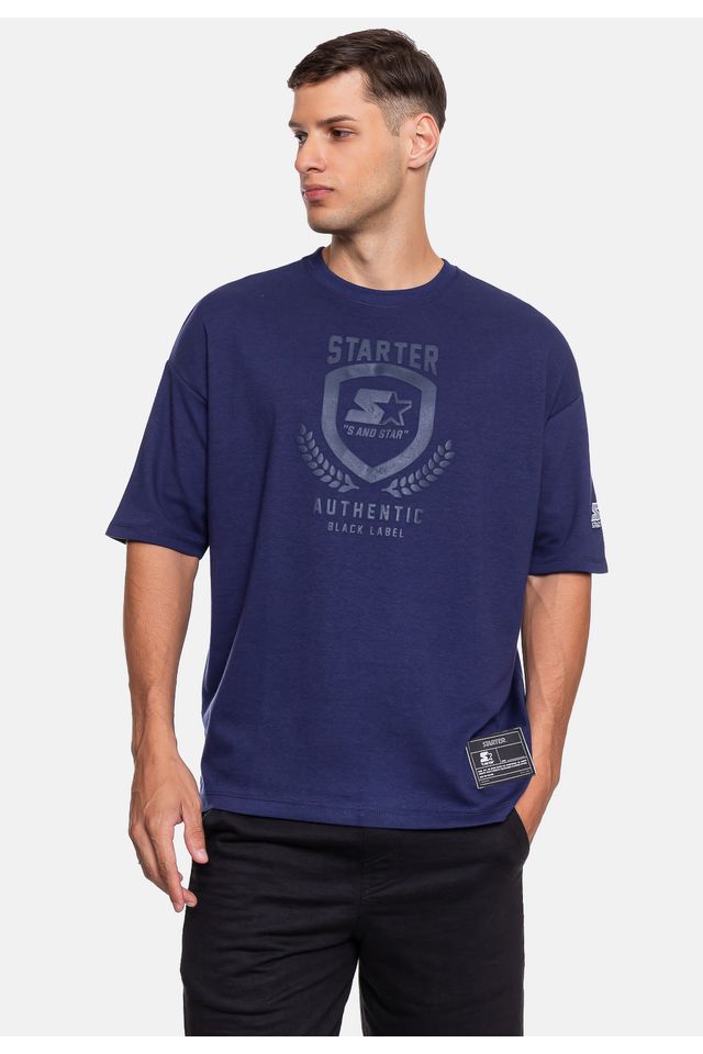Camiseta-Starter-Oversized-Masculina-Arch-Azul-Marinho