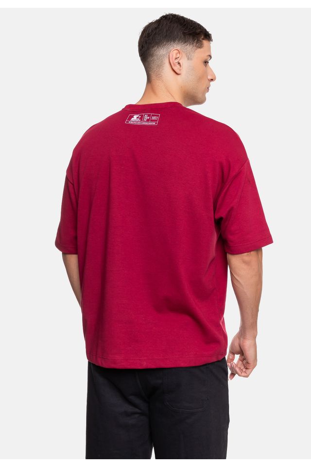Camiseta-Starter-Oversized-Coat-Vinho