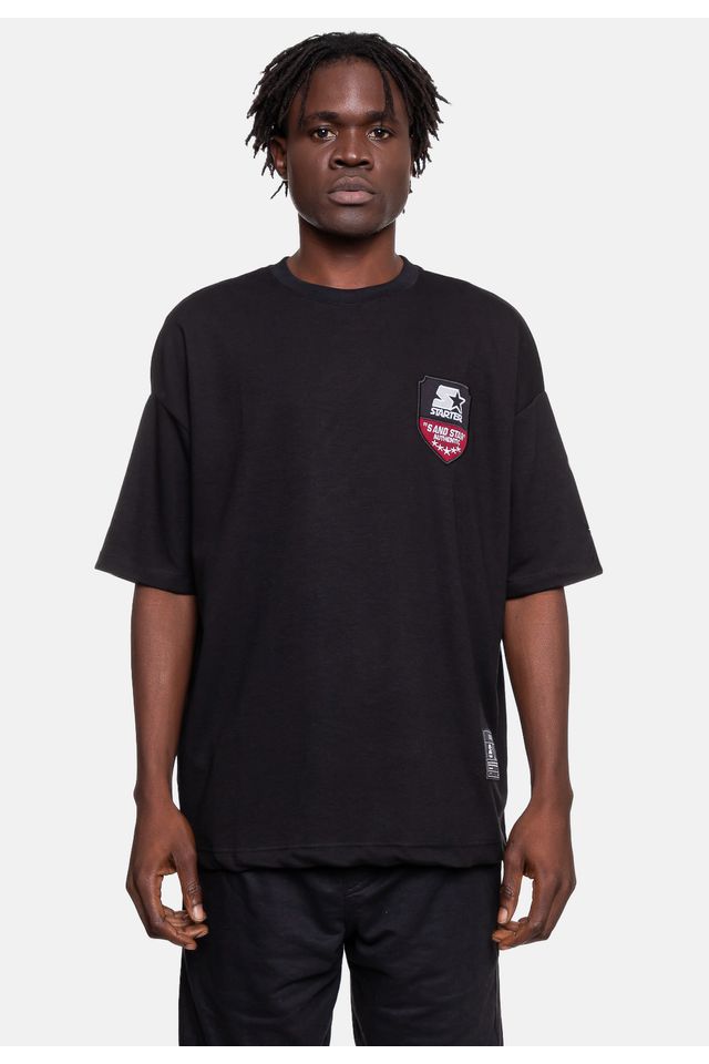 Camiseta-Starter-Coat-Preta Camiseta-Starter-Coat-Preta
