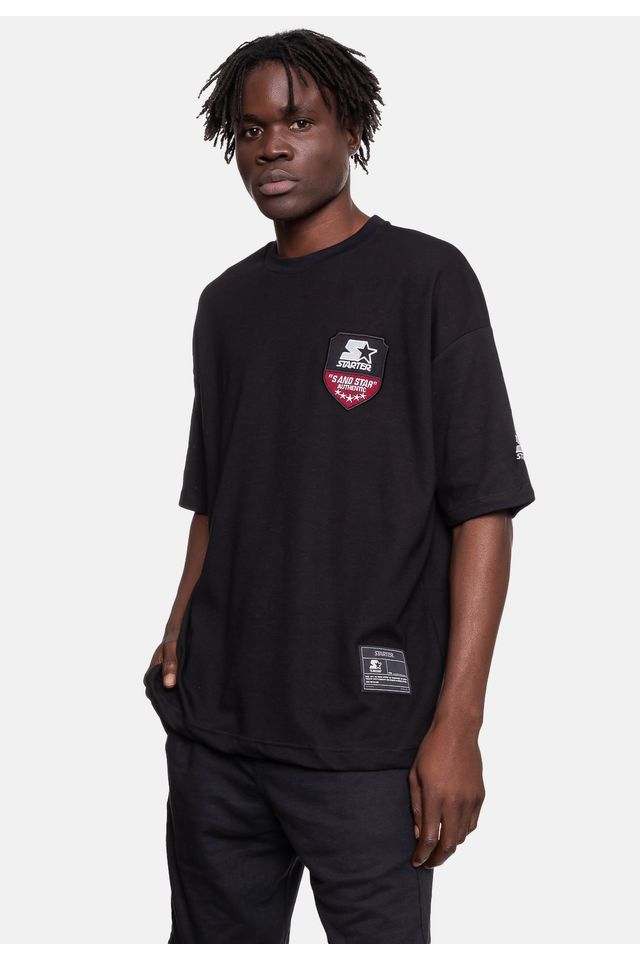 Camiseta-Starter-Coat-Preta