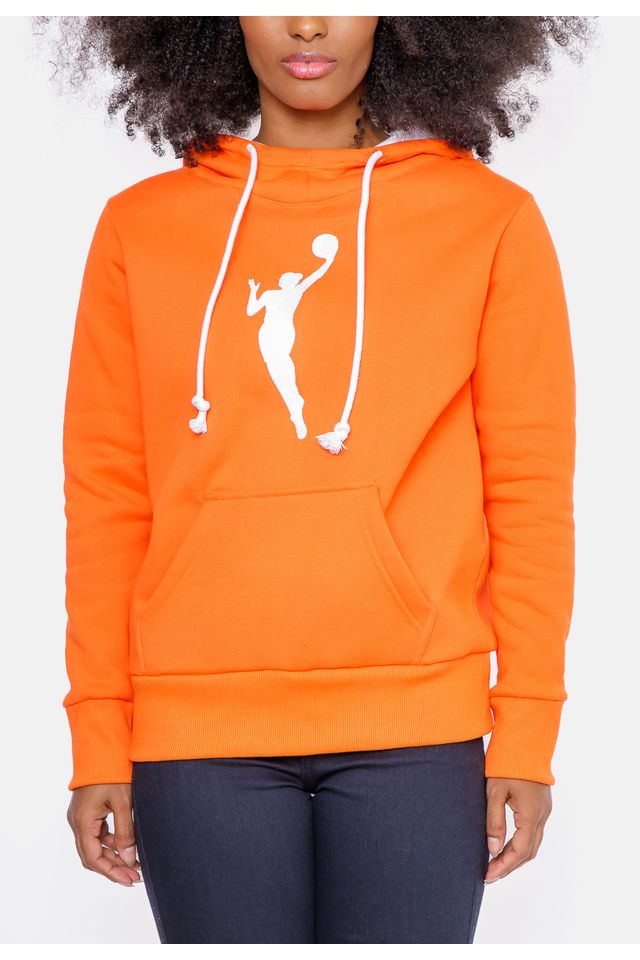 Moletom-NBA-Feminino-Fechado-Com-Capuz-Jumpman-Laranja