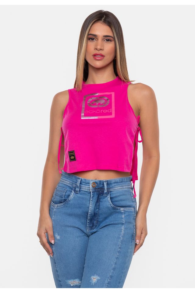 Regata-Ecko-Feminina-Reis-Beth-Pink Regata-Ecko-Feminina-Reis-Beth-Pink