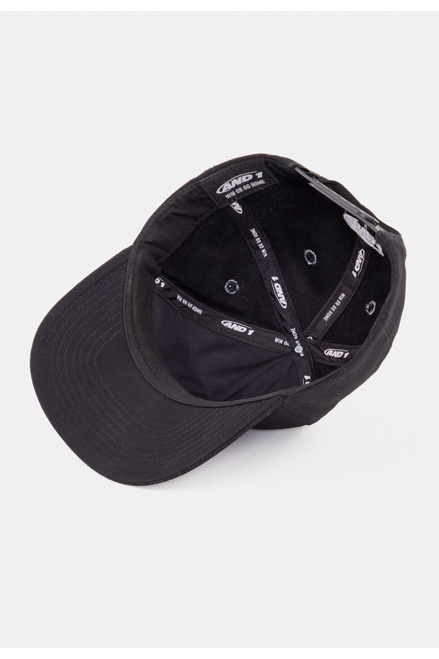 Bone-AND1-Snapback-A-C-Badge-Preto
