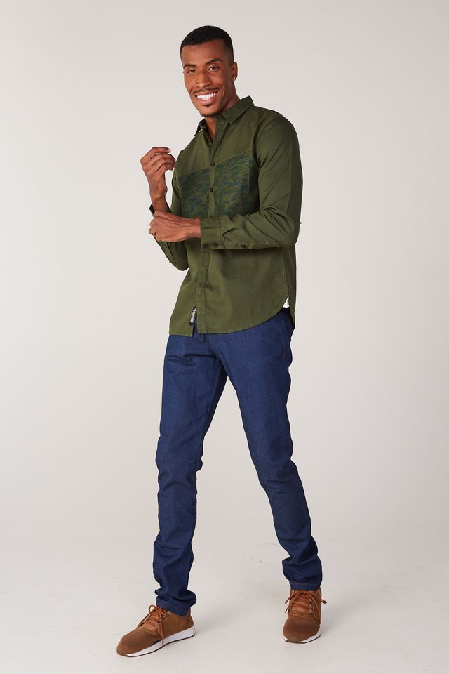 Camisa-Ecko-Manga-Longa-Verde