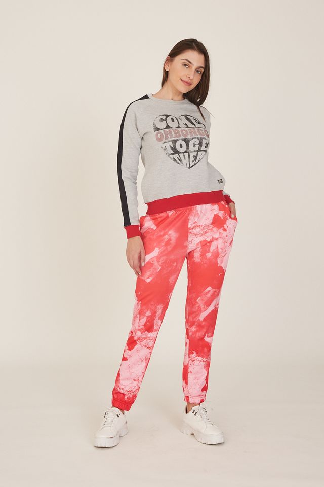 Calca-Onbongo-Feminina-Moletom-Tie-Dye-Vermelha-Mescla