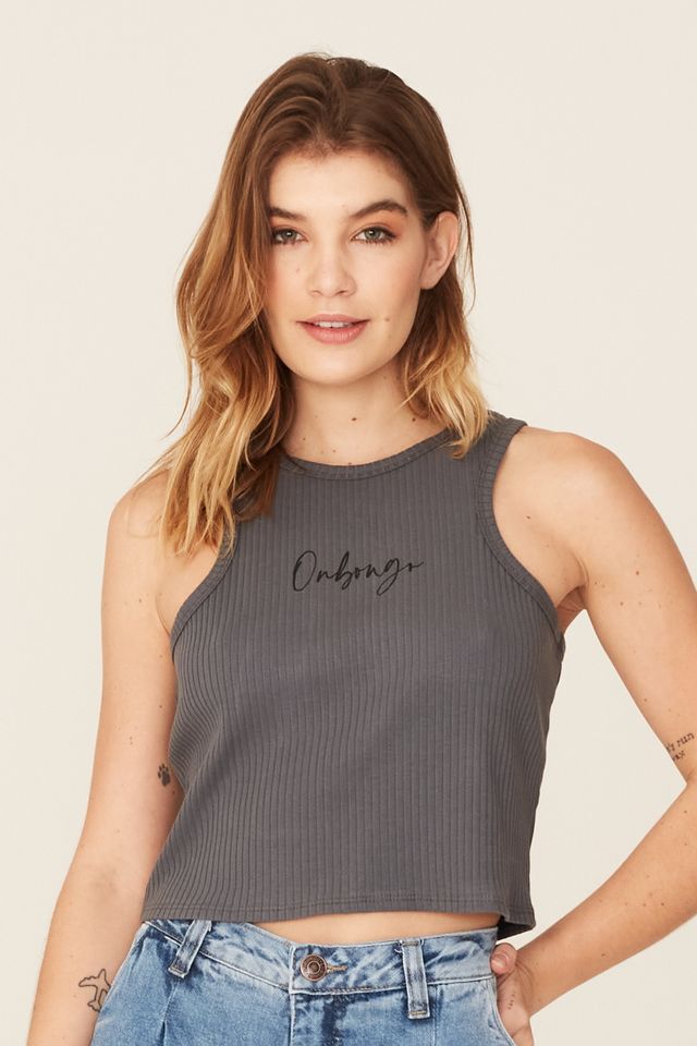 Regata-Onbongo-Feminina-Estampada-Cinza-Escuro