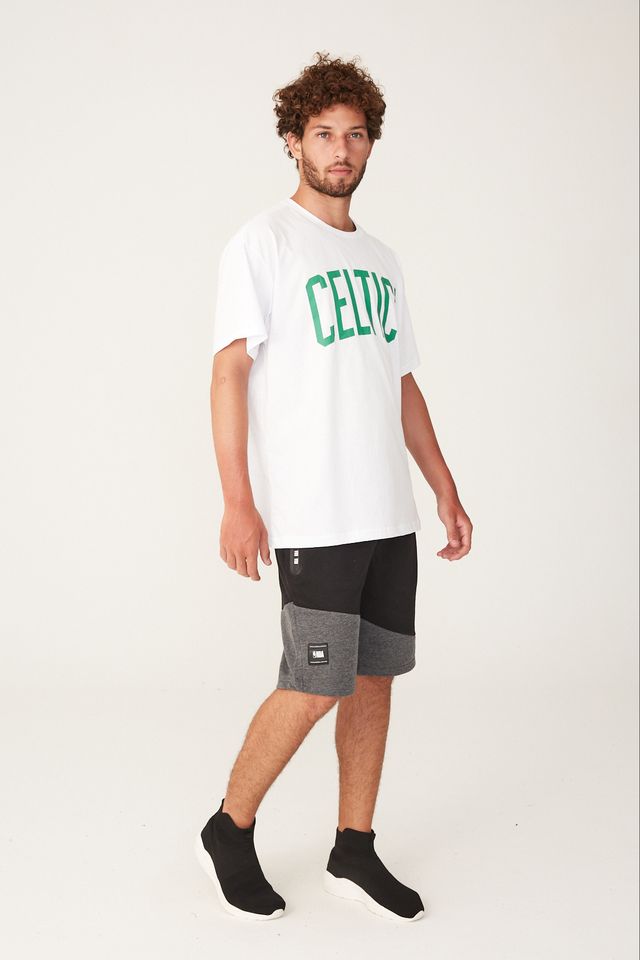 Bermuda-NBA-Moletom-Boston-Celtics-Preta