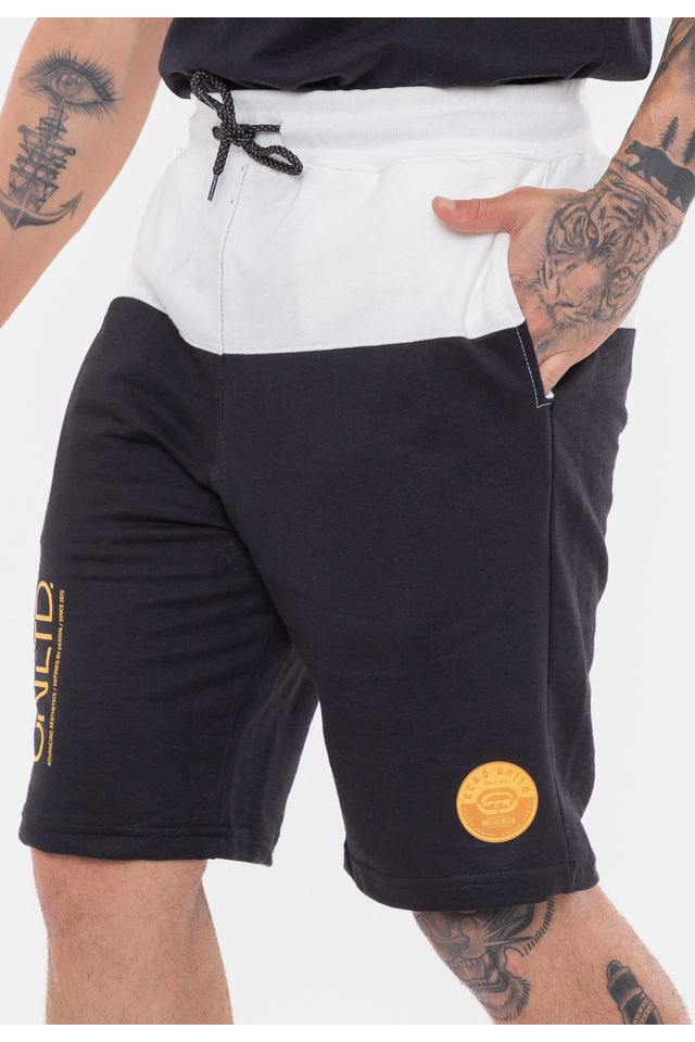 Bermuda-Ecko-Moletom-Road-Preta