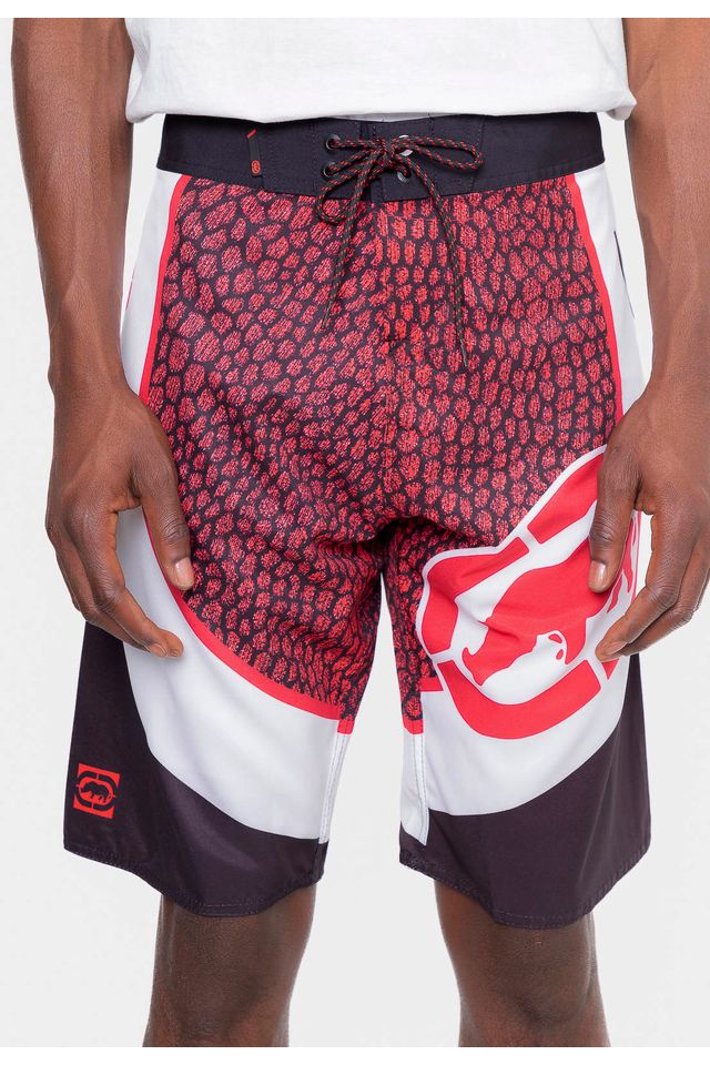Boardshort-Ecko-Cross-Preto-e-Vermelho
