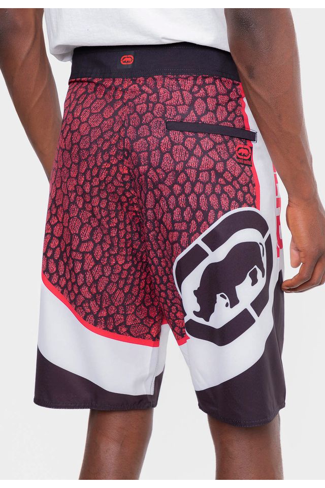 Boardshort-Ecko-Cross-Preto-e-Vermelho