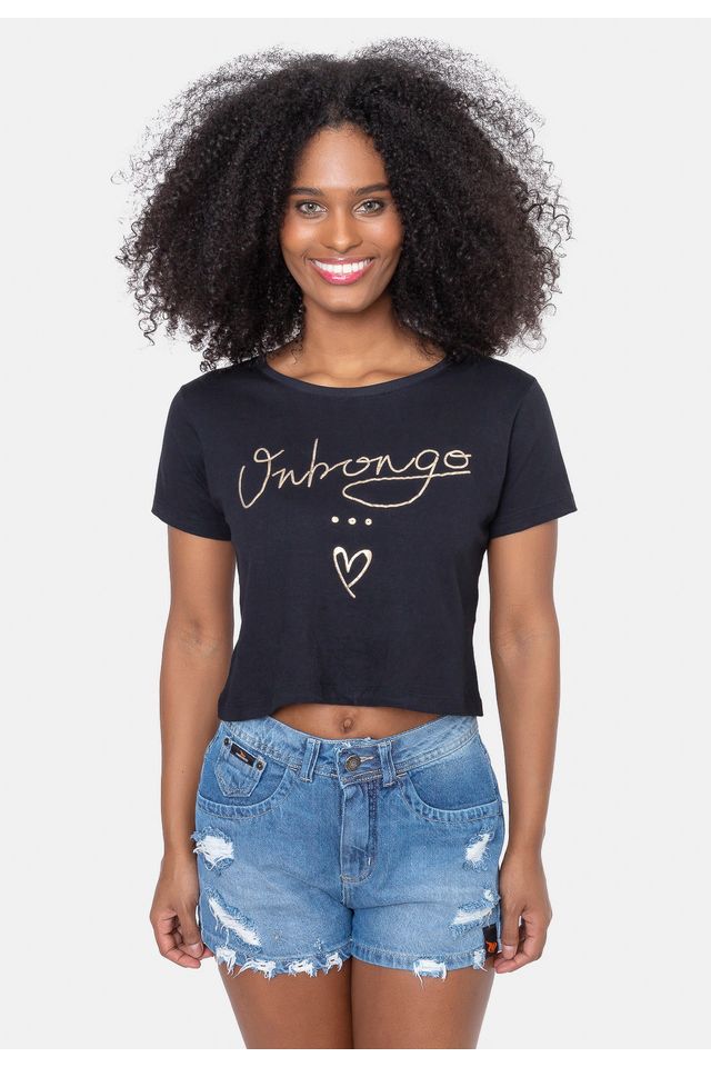 Camiseta-Onbongo-Feminina-Ball-Preta