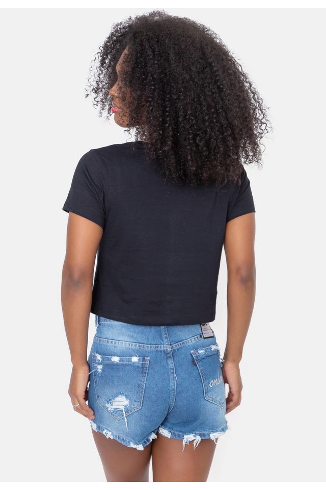 Camiseta-Onbongo-Feminina-Ball-Preta
