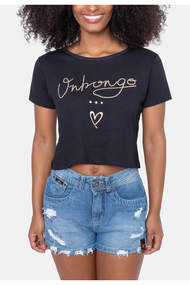 Camiseta-Onbongo-Feminina-Ball-Preta
