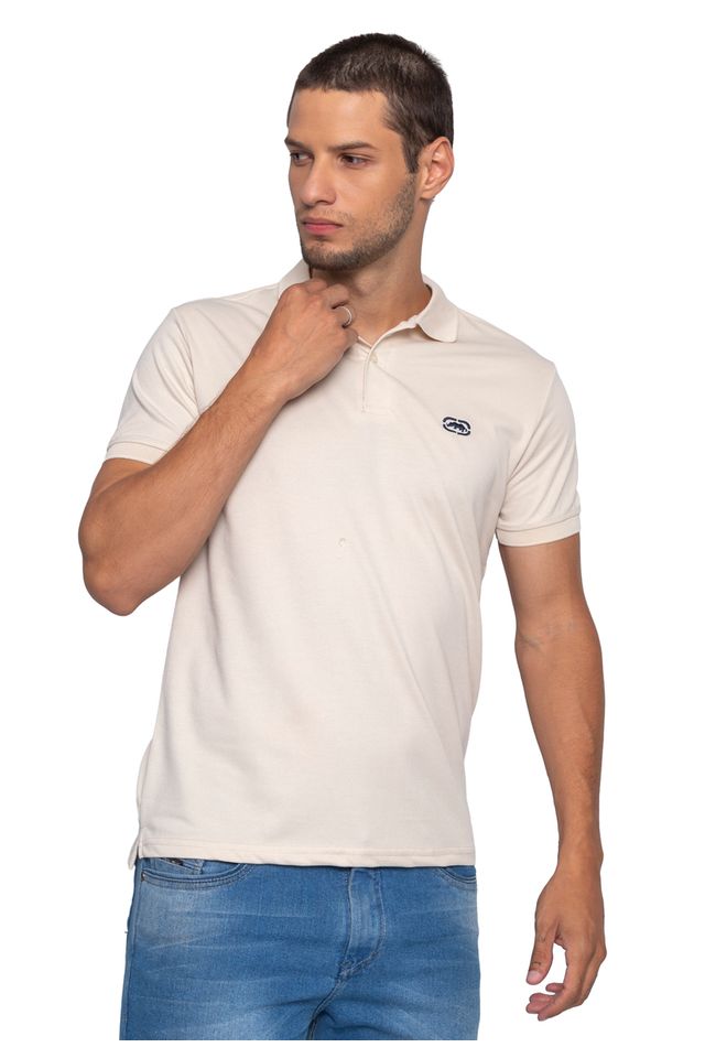 Camisa-Ecko-Polo-Piquet-Areia