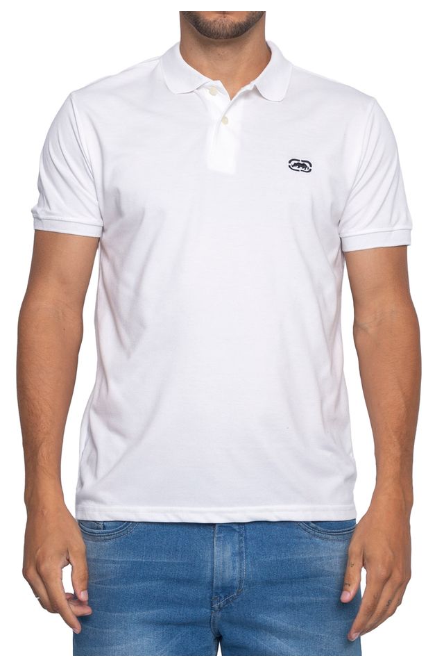 Camisa-Ecko-Polo-Piquet-Branca