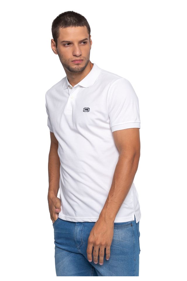 Camisa-Ecko-Polo-Piquet-Branca