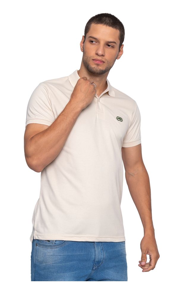 Camisa-Ecko-Polo-Piquet-Areia