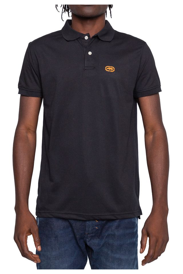 Camisa-Ecko-Polo-Piquet-Preta