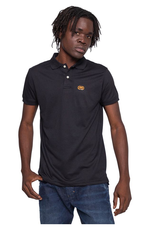 Camisa-Ecko-Polo-Piquet-Preta