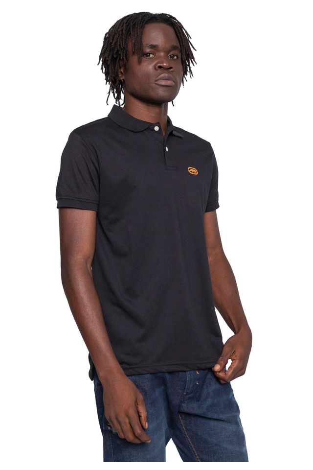 Camisa-Ecko-Polo-Piquet-Preta