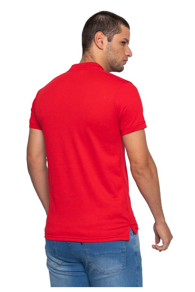 Camisa-Ecko-Polo-Piquet-Vermelha