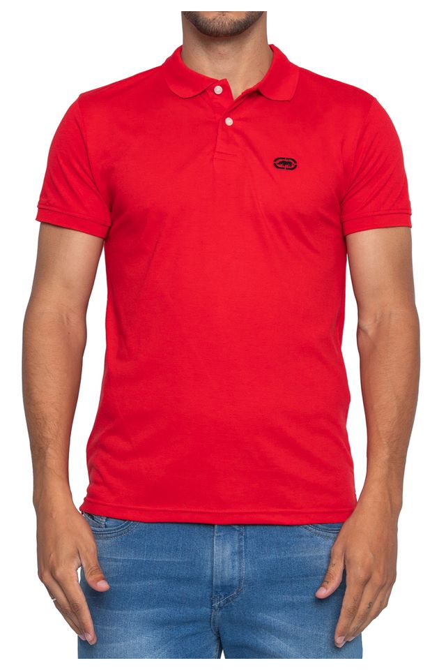Camisa-Ecko-Polo-Piquet-Vermelha