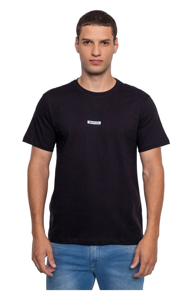 Camiseta-Ecko-Estampada-Preta