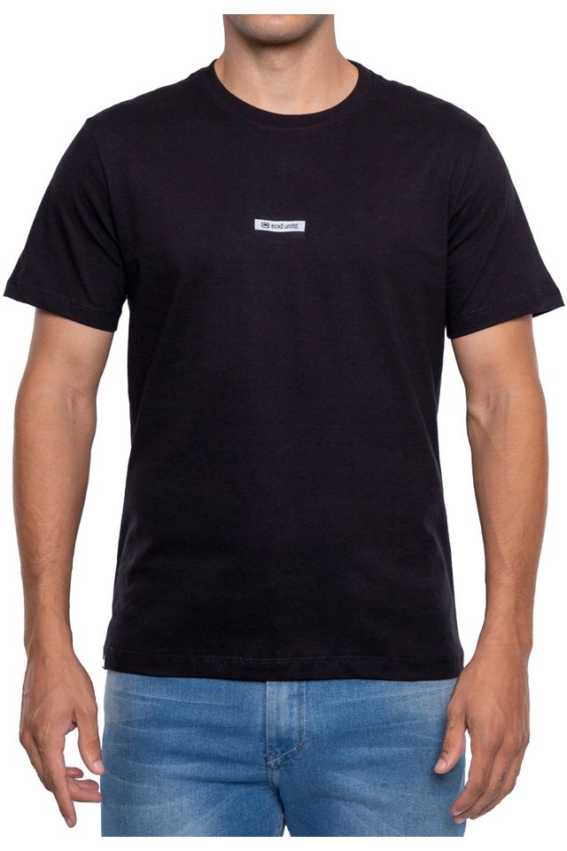 Camiseta-Ecko-Estampada-Preta