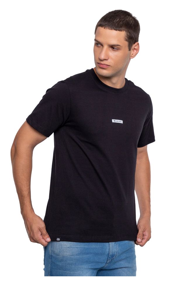 Camiseta-Ecko-Estampada-Preta