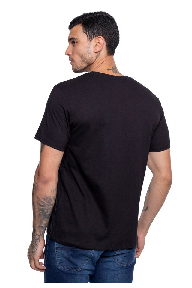 Camiseta-Ecko-Estampada-Preta