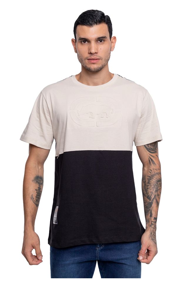 Camiseta-Ecko-Especial-Areia-e-Preta Camiseta-Ecko-Especial-Areia-e-Preta