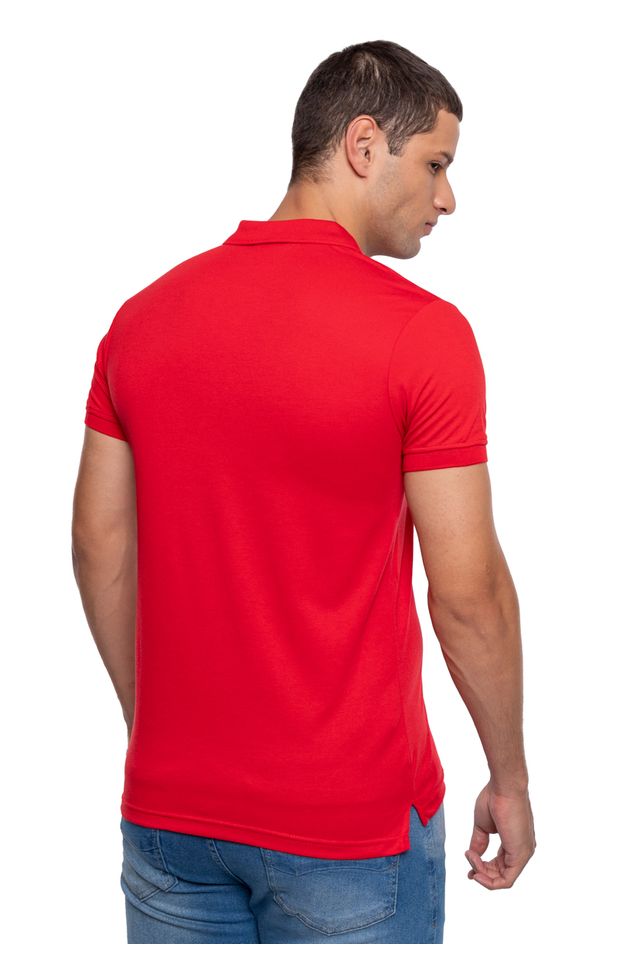 Camisa-Ecko-Polo-Piquet-Vermelha