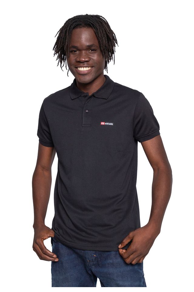 Camisa-Ecko-Polo-Piquet-Preta