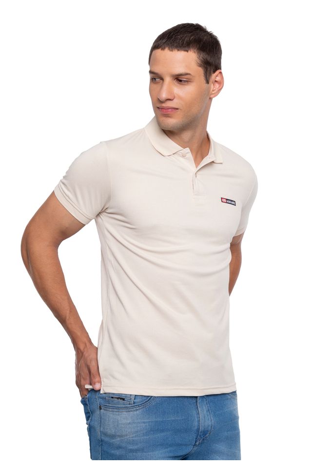 Camisa-Ecko-Polo-Piquet-Areia