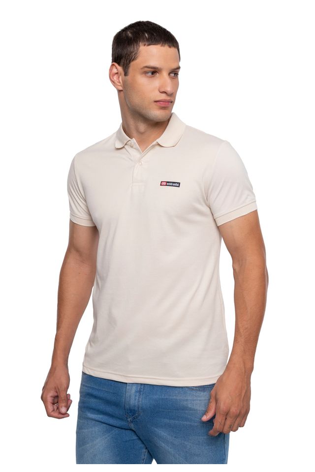 Camisa-Ecko-Polo-Piquet-Areia