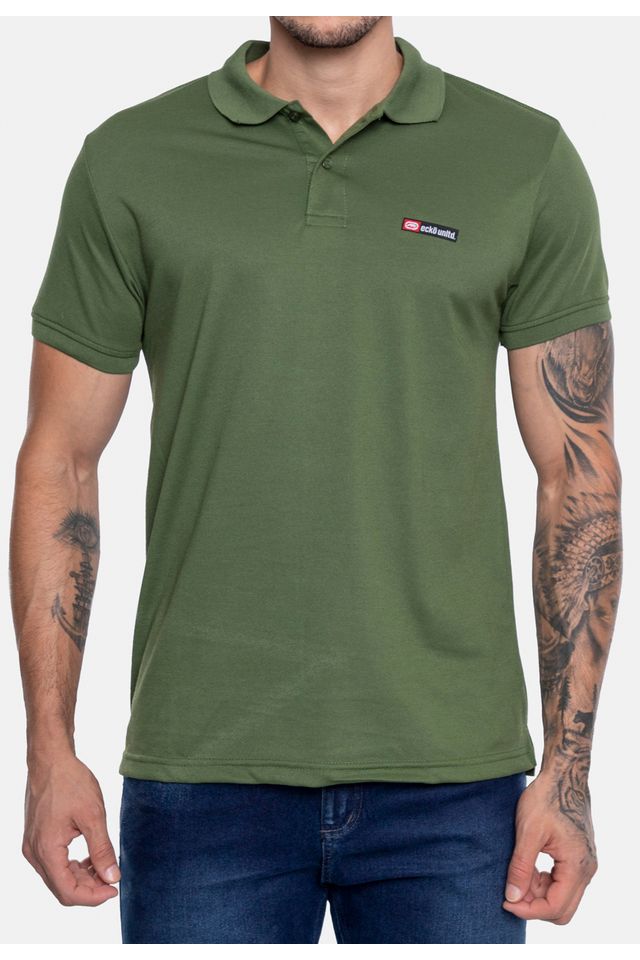 Camisa-Ecko-Polo-Piquet-Verde