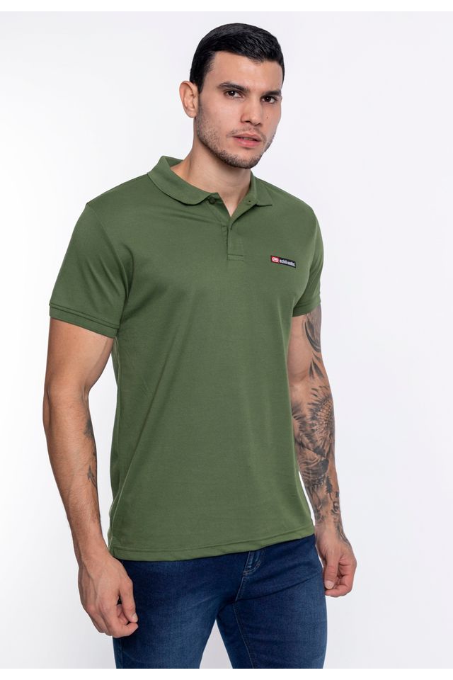 Camisa-Ecko-Polo-Piquet-Verde