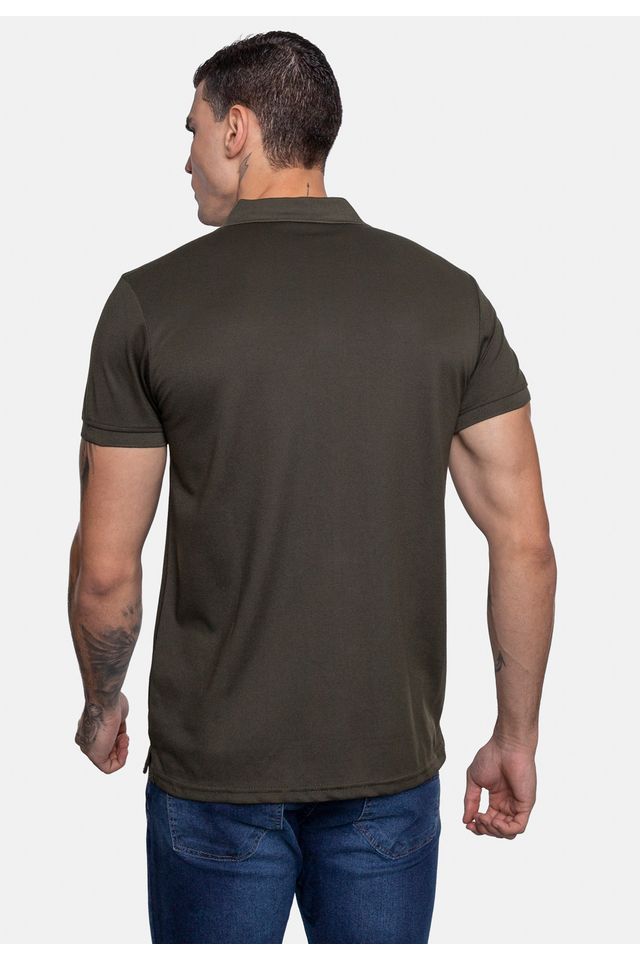 Camisa-Fatal-Polo-Piquet-Verde-Militar