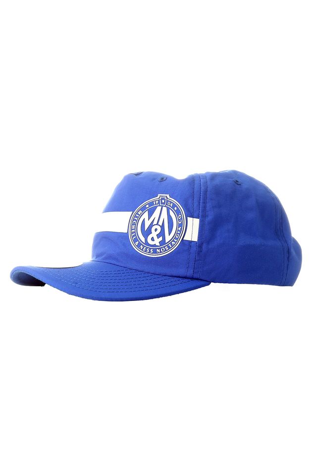 Bone-Mitchell---Ness-Aba-Curva-Snapback-Branded-Azul