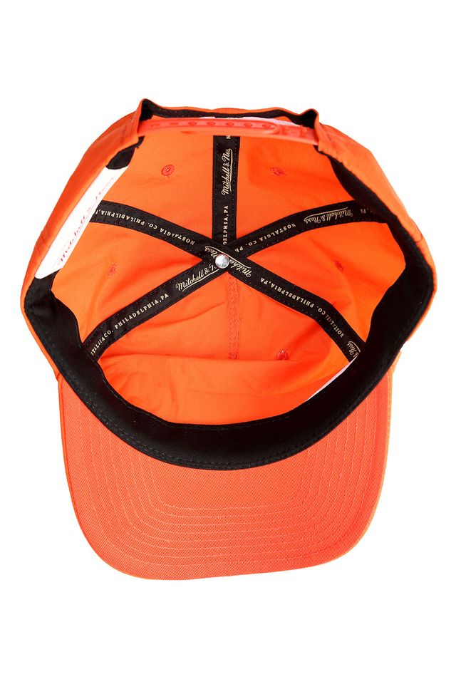 Bone-Mitchell---Ness-Aba-Curva-Snapback-Branded-Laranja
