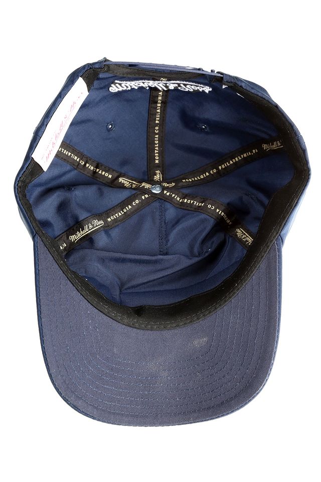 Bone-Mitchell---Ness-Aba-Curva-Snapback-Branded-Azul