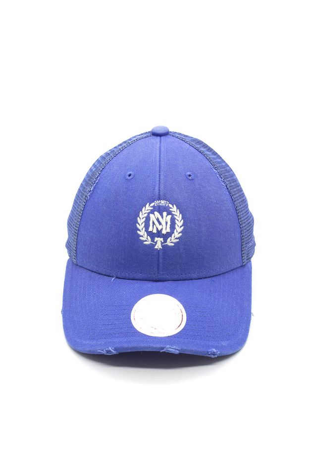 Bone-Mitchell---Ness-Aba-Curva-Snapback-Trucker-The-Washed-Branded-Azul Bone-Mitchell---Ness-Aba-Curva-Snapback-Trucker-The-Washed-Branded-Azul